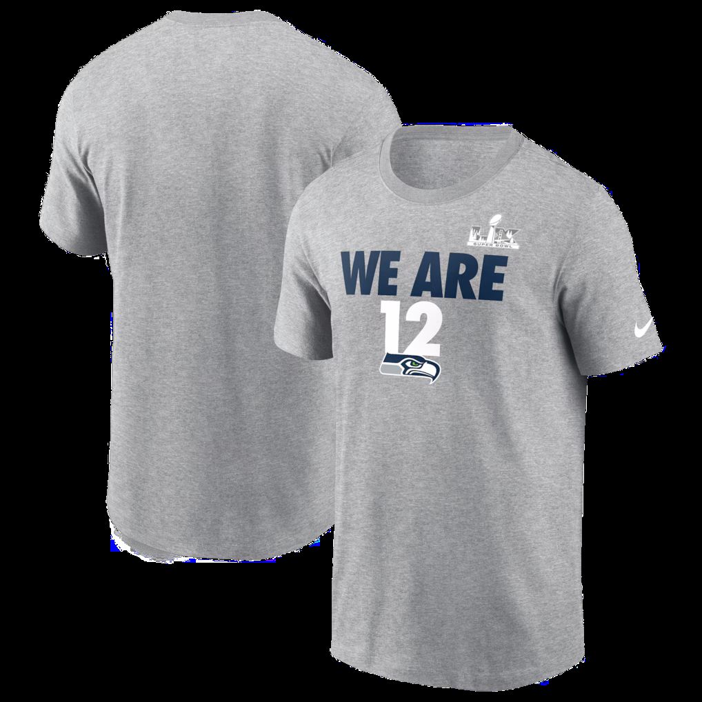 Men 2026 NFL Seattle Seahawks T-shirt grey 02->nfl t-shirts->Sports Accessory